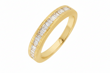 18K White Gold Tdw. 0.41ct Diamond Band Ring