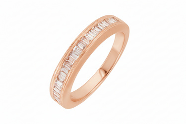 18K White Gold Tdw. 0.41ct Diamond Band Ring