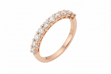 18K Yellow Gold Tdw. 0.67ct Diamond Band Ring