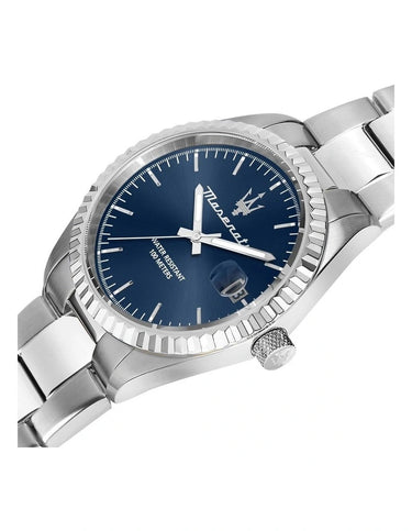 Maserati Competizione Silver Stainless Steel Watch 43mm in Silver R8853100029