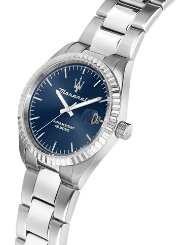 Maserati Competizione Silver Stainless Steel Watch 43mm in Silver R8853100029