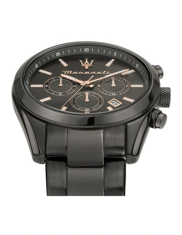 Maserati Attrazione Stainless Steel Watch 43mm in Black R8853151001