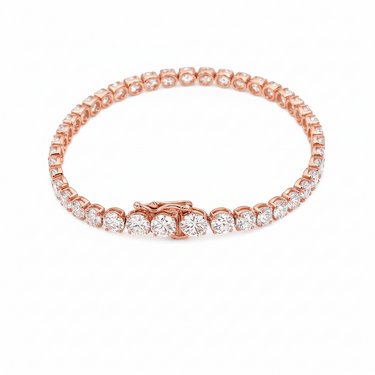 10K 10ct Lab Grown Diamond Tennis Bracelet