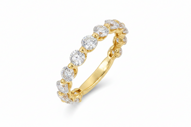 18K White Gold Tdw. 2.06ct Diamond Band Ring