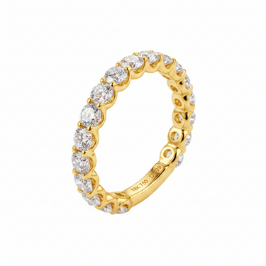 18K White Gold Tdw 1.99CT Diamond Wedding Band