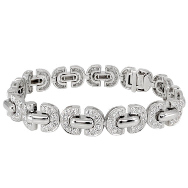 18K White Gold Tdw. 4.87ct Diamond Bracelet | Gold and Diamond Tennis Bracelet Melbourne | Gold and Diamond Tennis Bracelet Australia | H&H Jewellery