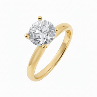 14K Gold Oval Cut 1.53ct Lab-Grown Diamond Engagement Ring