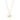 9K Yellow Gold Bow Necklace