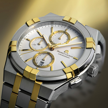 Maurice Lacroix - AIKON Quartz Chronograph Duotone 42mm Mens Watch AI1118-PVY03-130-1