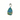 9K White Gold Opal Pendant - 20744601