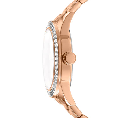 DKNY Nolita Multi Glitz Rose Gold Dial Stainless Steel Watch DK1L027M006