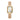 Uptown Midi Silver Dial Beige Leather Strap Watch DK1L076L0025
