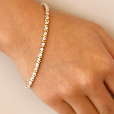 9K Yellow Gold Tdw. 0.50ct Diamond Bracelet | Diamond Tennis Bracelet Melbourne | Diamond Tennis Bracelet Australia | H&H Jewellery
