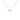 18k White Gold Tdw. 0.05ct Diamond Heart Necklace - 20745462
