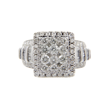 10K White Gold Diamond Engagement Ring Melbourne