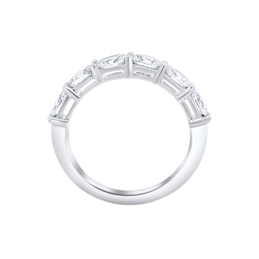 18K White Gold Tdw. 1.20ct Oval cut Lab-Grown Diamond Wedding Band Ring