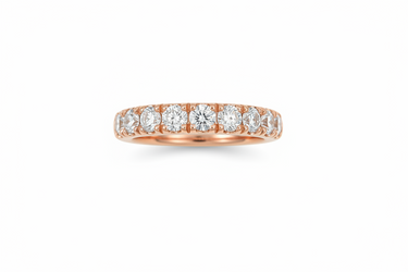 18K Yellow Gold Tdw. 0.94ct Diamond Band Ring