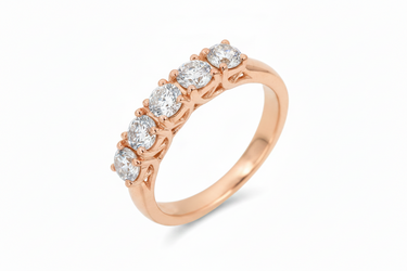 18K White Gold Tdw. 1.00ct Diamond Band Ring