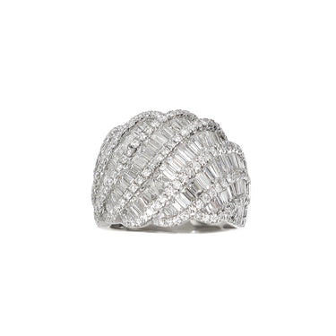 18K White Gold Tdw. 2.67ct Diamond Ring - 20677282