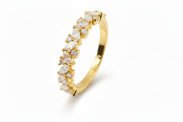 18K White Gold Tdw. 0.62ct Diamond Ring