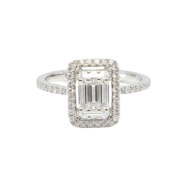 18K White Gold Tdw. 0.48ct Diamond Ring - 20752651