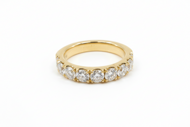 18K Yellow Gold Tdw. 1.65ct Diamond Band Ring | Diamond Rings Melbourne | Engagement Rings Melbourne | Wedding Rings Melbourne | H&H Jewellery