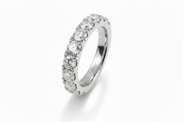 18K Yellow Gold Tdw. 1.65ct Diamond Band Ring