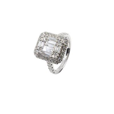 18K White Gold Tdw. 1.52ct Diamond Ring | Diamond Rings Melbourne | Engagement Rings Melbourne | Wedding Rings Melbourne | H&H Jewellery