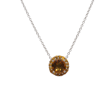 18k White gold Citrinel Necklace | Gold Diamond Necklace | Gold Cross Necklace Australia | Rose Gold Necklace | Gold Cross Necklace Melbourne | Gold Diamond Pendant Necklace | Gold Necklace For Women | H&H Jewellery