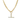 9K Yellow Gold 65.79 Gram Handmade Fob T-Bar Necklace - 20770945