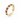 18K Yellow Gold Ruby and Diamond Ring