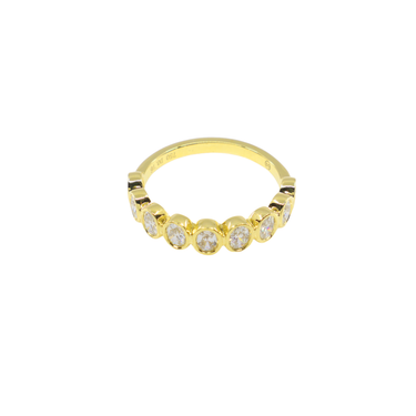 18K Yellow Gold Diamond Ring - 20773991