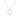 18K White Gold Diamond Pendant With Chain - 20774035