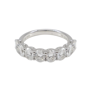 18K White Gold GIA Certified Diamonds Ring - 20781996