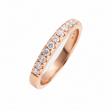 18K Gold Tdw 0.41ct Diamond Band Ring
