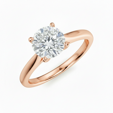 9K Gold 1.00ct Lab Grown Diamond Engagement Ring
