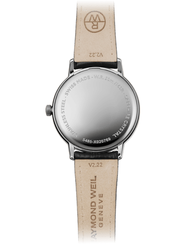 Toccata Men's Classic White Dial Leather Quartz Watch, 39 mm - 5485-STC-00359
