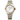 Tango Classic Men's Quartz Two-Tone Bracelet Watch, 41mm Stainless Steel Bracelet, Yellow Gold PVD, White Dial, Indexes - 8160-STP-30041 - H&H Jewellery