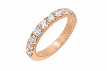 18K Yellow Gold Tdw. 1.15ct Diamond Band Ring