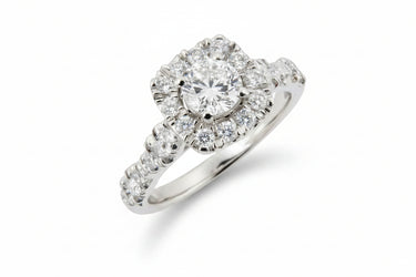 14K White Gold Tdw. 1.00ct Diamond Ring | Diamond Rings Melbourne | Engagement Rings Melbourne | Wedding Rings Melbourne | H&H Jewellery