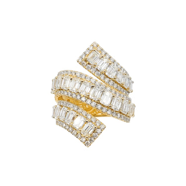 18K Yellow Gold Tdw. 5.45ct Diamond Ring - 20737979