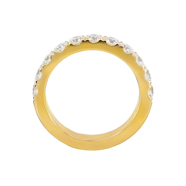 18K Yellow Gold Tdw. 1.15ct Diamond Band Ring - 20738648