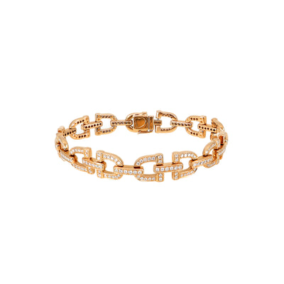 18K Rose Gold Tdw 1.92ct Bracelet | Gold Bracelet Melbourne | Gold  Bracelet Australia | H&H Jewellery