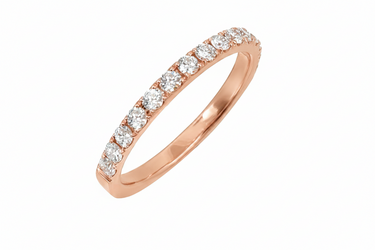 18K Yellow Gold Tdw. 0.46ct Diamond Band Ring - 20738617
