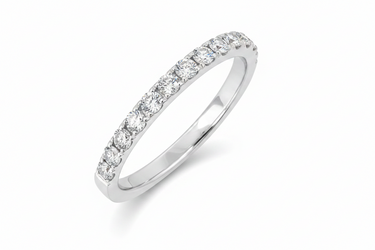 18K Yellow Gold Tdw. 0.46ct Diamond Band Ring - 20738617