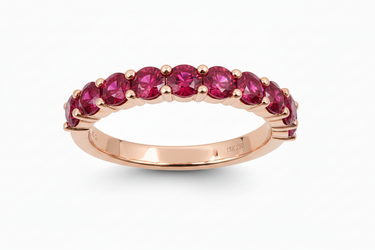 18K White Gold 1.35ct Ruby Ring
