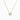 9KYG 1LGD 0.52CT EF/VS Lab Grown Diamond Pendant Necklace