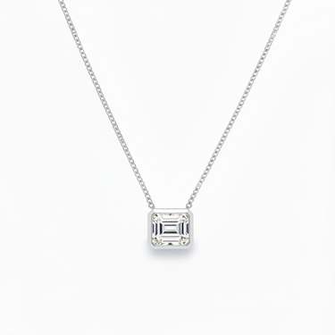 9KYG 1LGD 0.52CT EF/VS Lab Grown Diamond Pendant Necklace