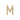 18K Yellow Gold Diamond 'M' Initial Pendant - 20752026