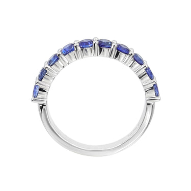18K White Gold 1.16ct Sapphire Ring | Sapphire and Diamond Earrings Melbourne | Sapphire and Diamond Earrings Australia | H&H Jewellery